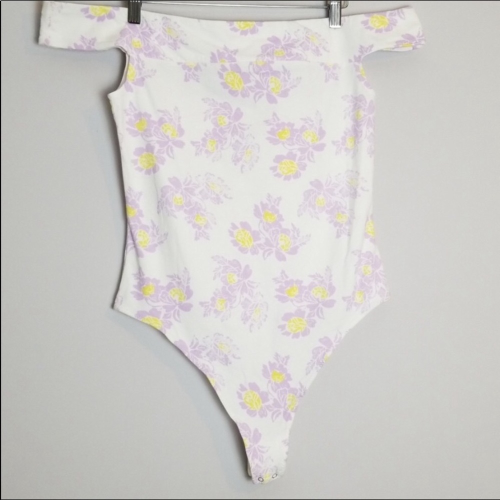 Free People So Much Off Shoulder Thong Bodysuit